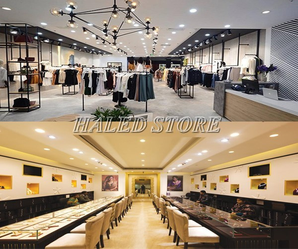 Ứng dụng đèn LED âm trần HLRD AT17 ĐM 110-12 