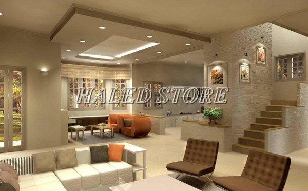 Đèn LED âm trần RDDA AT06 76-3 chiếu sáng phòng khách