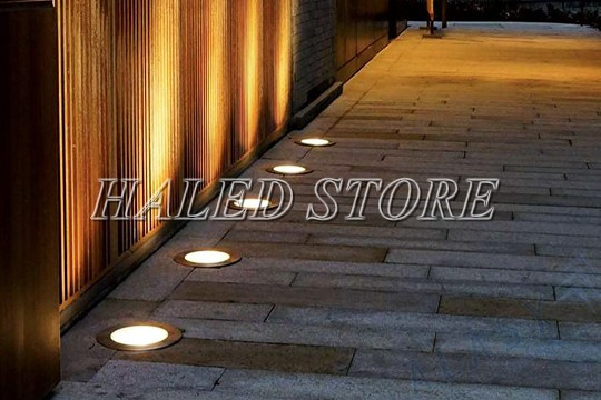 Ứng dụng chiếu sáng của đèn LED âm đất HLDAUG4-5