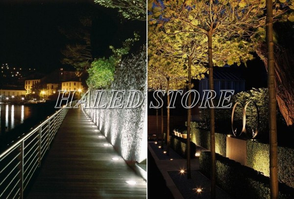 Ứng dụng chiếu sáng của đèn LED âm đất HLDAUG2-6