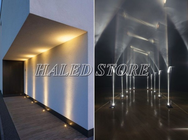 Ứng dụng chiếu sáng của đèn LEDM âm đất HLDAUG2-9