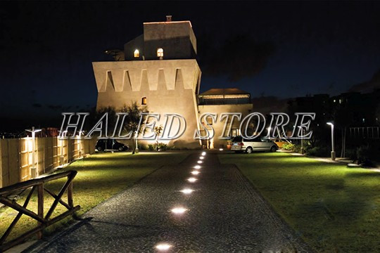 Ứng dụng chiếu sáng của đèn LED âm đất HLDAUG1-7