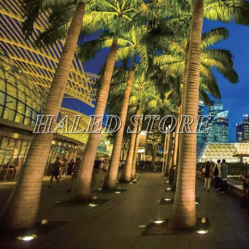 Ứng dụng chiếu sáng của đèn LED âm đất HLDAUG4-9