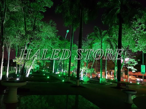 Ứng dụng chiếu sáng của đèn LED âm đất HLDAUG5-5 RGB