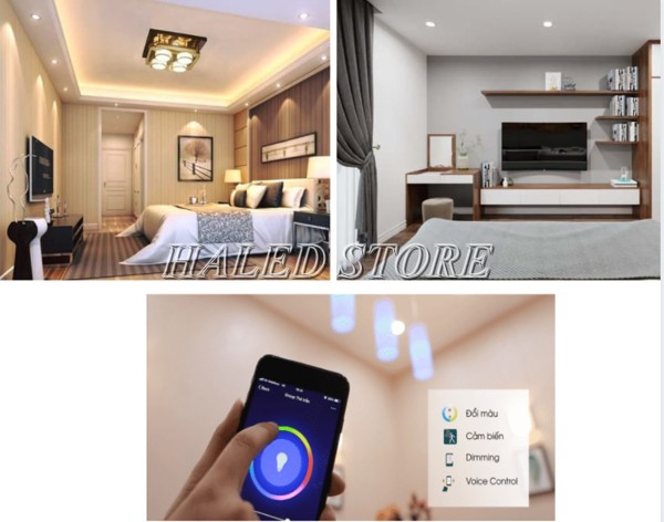Một số ứng dụng đèn LED âm trần HLRD AT14.BLE 90-9 3 