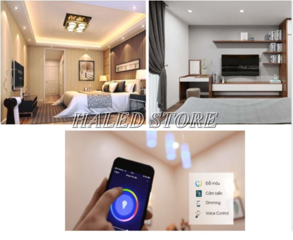 Một số ứng dụng đèn LED âm trần HLRD AT16.BLE 110-9 3 
