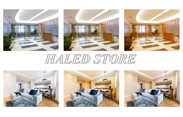 Một số ứng dụng đèn LED âm trần HLRD D AT16L 90.RF-7 3 màu ánh sáng