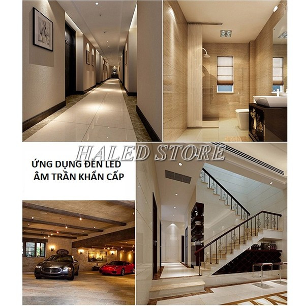 Một số ứng dụng đèn LED âm trần HLRD D AT07L KC 90-5 