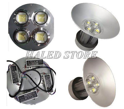 Mẫu đèn LED cao áp 200w nhà xưởng Rạng Đông sâu lòng