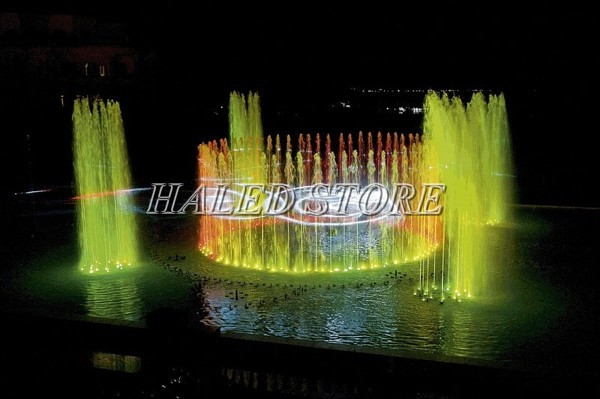 Ứng dụng của đèn LED âm nước HLDAUW1-6 RGB