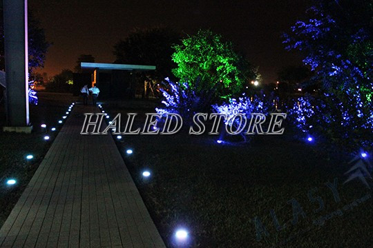Ứng dụng của đèn LED âm đất HLDAUG4-50 RGB