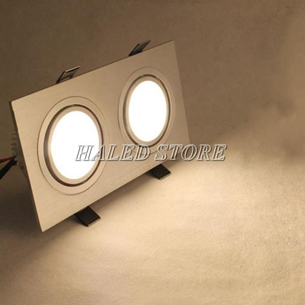 Đèn LED âm trần HLDADLV2-24 ánh sáng vàng