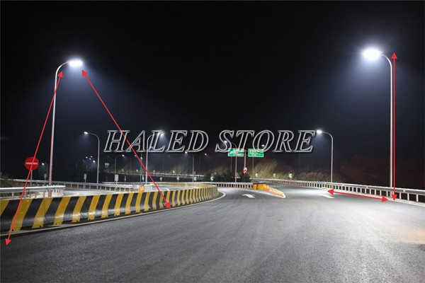 Lắp đặt trụ đèn cao áp côn tròn liền cần đơn 6m