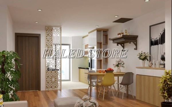 Đèn LED âm trần HLDQ VENUS-15 bừng sáng không gian phòng khách