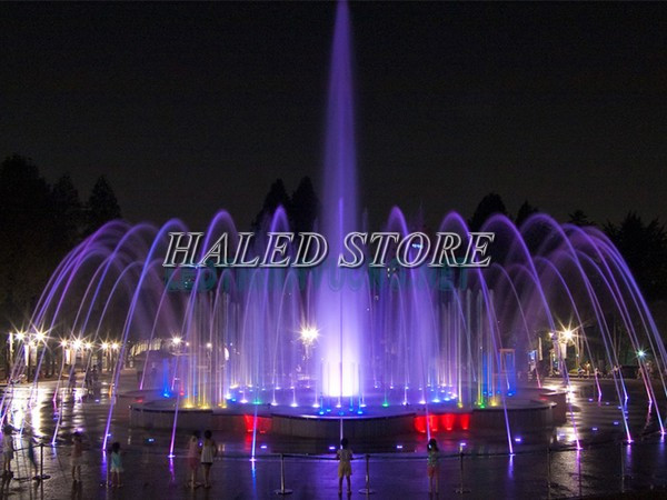 Đèn LED ấm nước HLDAUW5-9 RGB chiếu sáng đài phun nước bắt mắt