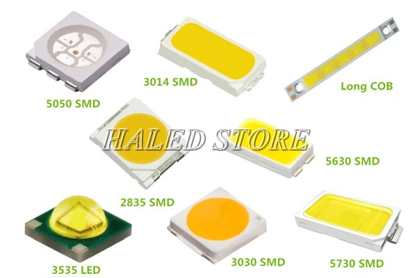Các mẫu chip LED SMD phổ biến