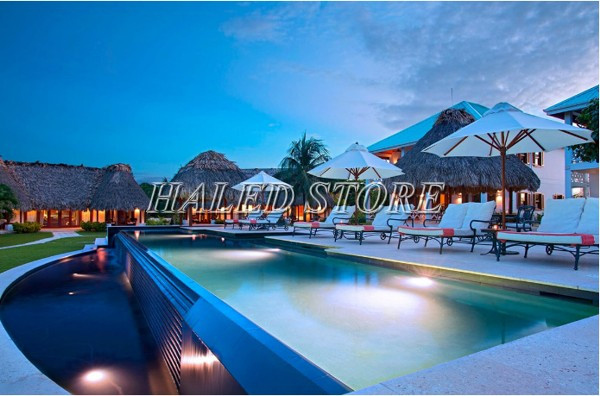 Ứng dụng chiếu sáng của đèn LED hồ bơi HLDAUWP3-24 RGB