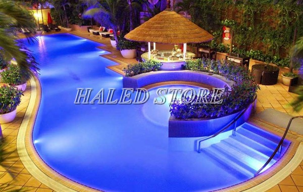 Đèn LED hồ bơi HLDAUW4-9 RGB chiếu sáng trang trí bắt mắt