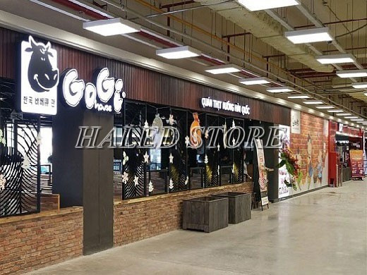 Ứng dụng lắp đặt hiệu quả của đKiểu dáng đèn LED ốp trần HLDAOV1-3-24 RGB