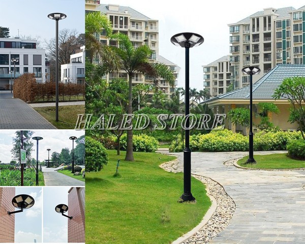 Ứng dụng của trụ đèn LED sân vườn HLDASV50-MT
