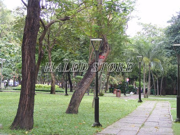 Ứng dụng của trụ đèn LED sân vườn HLDASV51