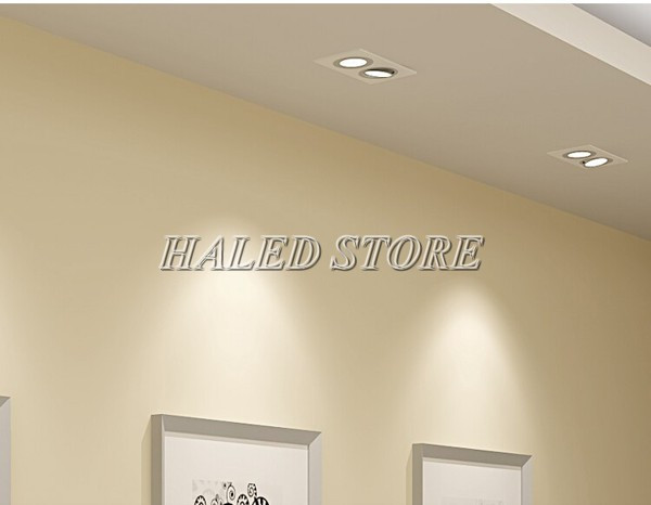 Đèn âm trần chữ nhật chiếu sáng trang trí bắt mắt