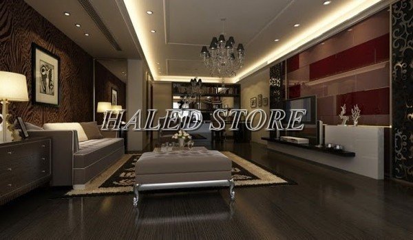 Đèn LED dây 3 hàng hắt trần nhà