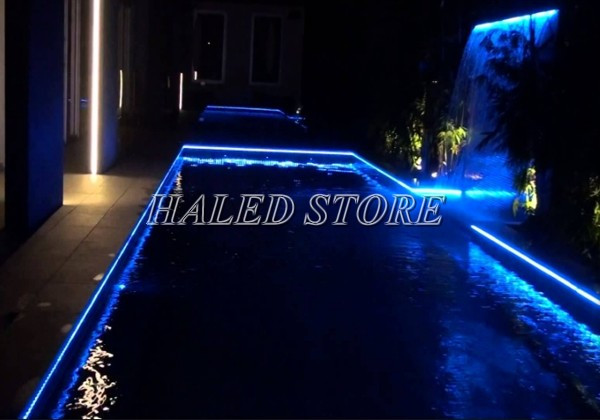 Đèn LED dây dưới nước chiếu sáng bể bơi