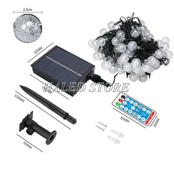 Đèn năng lượng mặt trời có sử dụng điều khiển từ xa