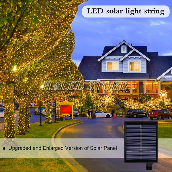 Sử dụng LED dây trang trí quấn cây nổi bật