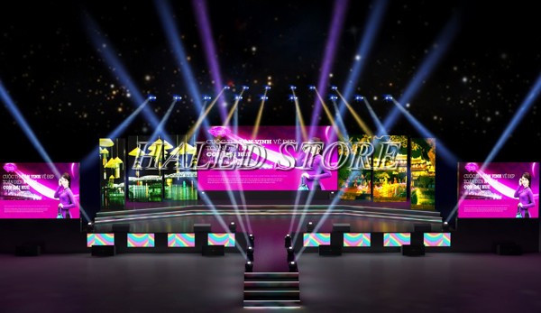 Đèn pha chiếu xa chiếu sáng tại sân khấu