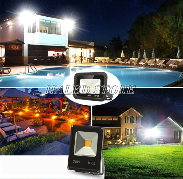 Đèn pha LED ứng dụng chiếu sáng trong gia đình hiệu quả