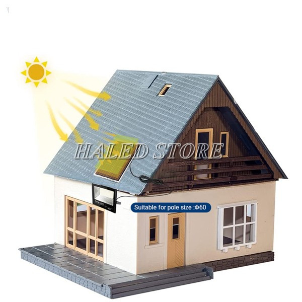 Lắp đặt đèn pha năng lượng mặt trời hiệu quả