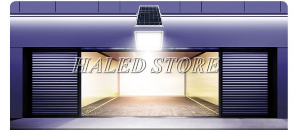 Đèn pha năng lượng mặt trời chiếu sáng gara ô tô