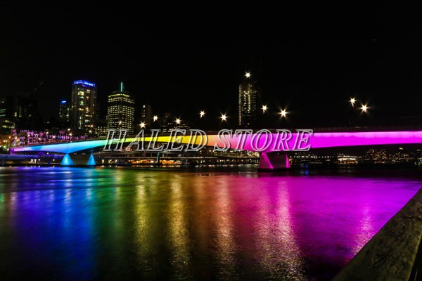 Đèn LED ứng dụng trang trí cầu bắt mắt