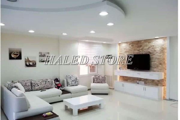 Đèn âm trần phòng khách