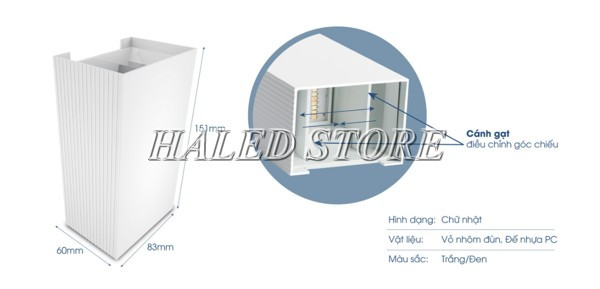 Đặc điểm cấu tạo đèn cầu thang Rạng Đông