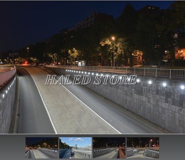 Đèn pha LED chiếu sáng đường hầm hiệu quả