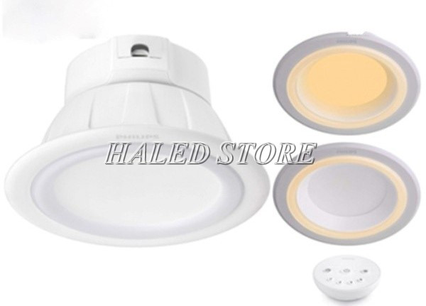 Đèn led âm trần 3 màu Philips điều khiển thông minh