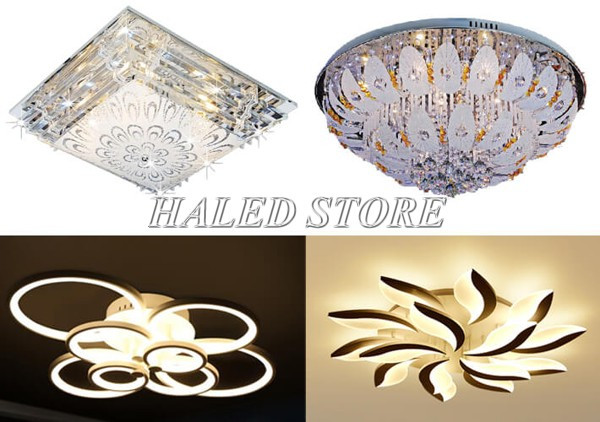 Các mẫu đèn ốp trần hoạt tiết bắt mắt - trang trí hiệu quả