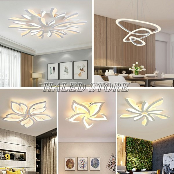 Đèn ốp trần trang trí nhà ở hiệu quả