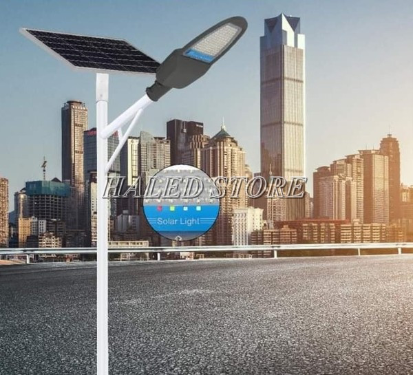 Đèn đường lắp đặt vào cột cần rời đơn