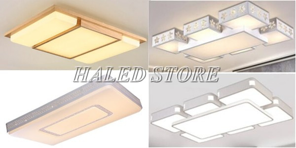 Các mẫu đèn LED ốp trần hiện đại