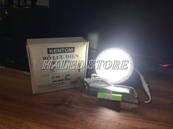 Đèn sự cố âm trần Kentom chiếu sáng không gây chói