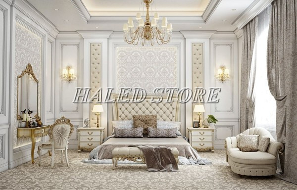 Đèn trần phòng ngủ chùm tân cổ điển