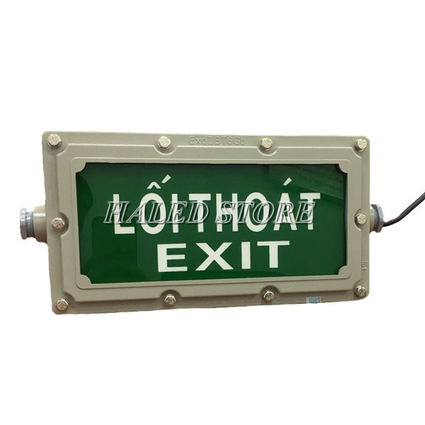 Đèn exit thoát hiệm chống cháy nổ HALED STORE 3w