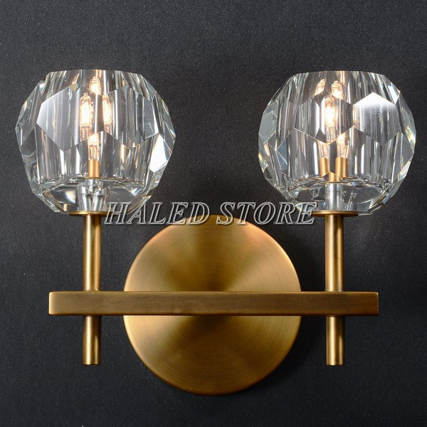 Đèn treo tường phòng ngủ đẹp pha lê