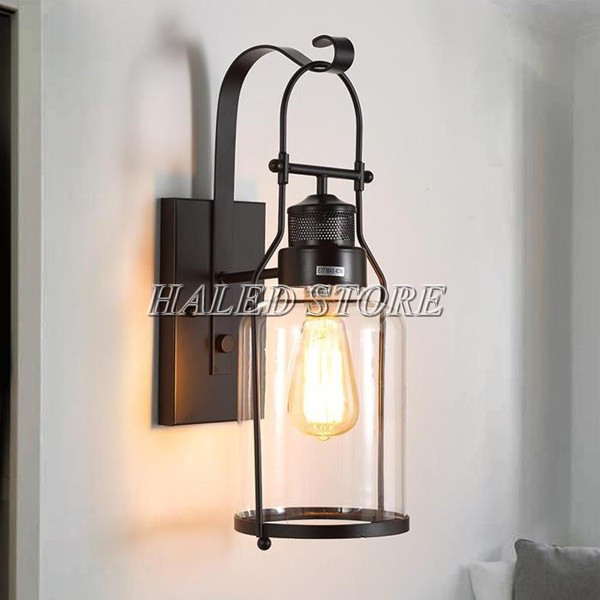 Đèn treo tường phòng ngủ phong cách edison