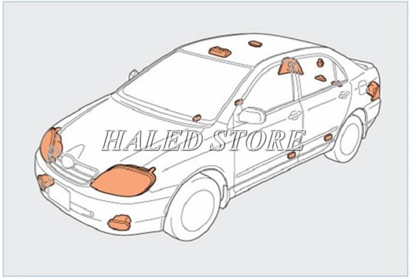 Hệ thống đèn trên ô tô