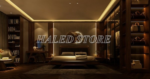 Sử dụng gam màu tối thiết kế cho phòng ngủ